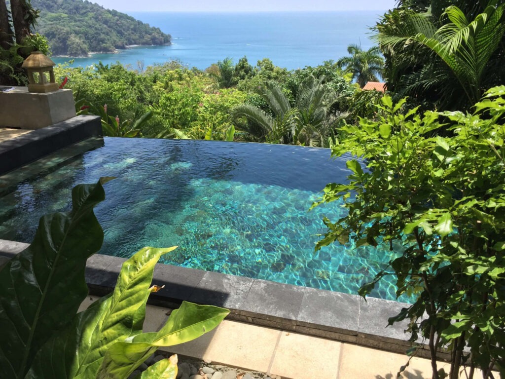 authentic Sukabumi stone, pool finish