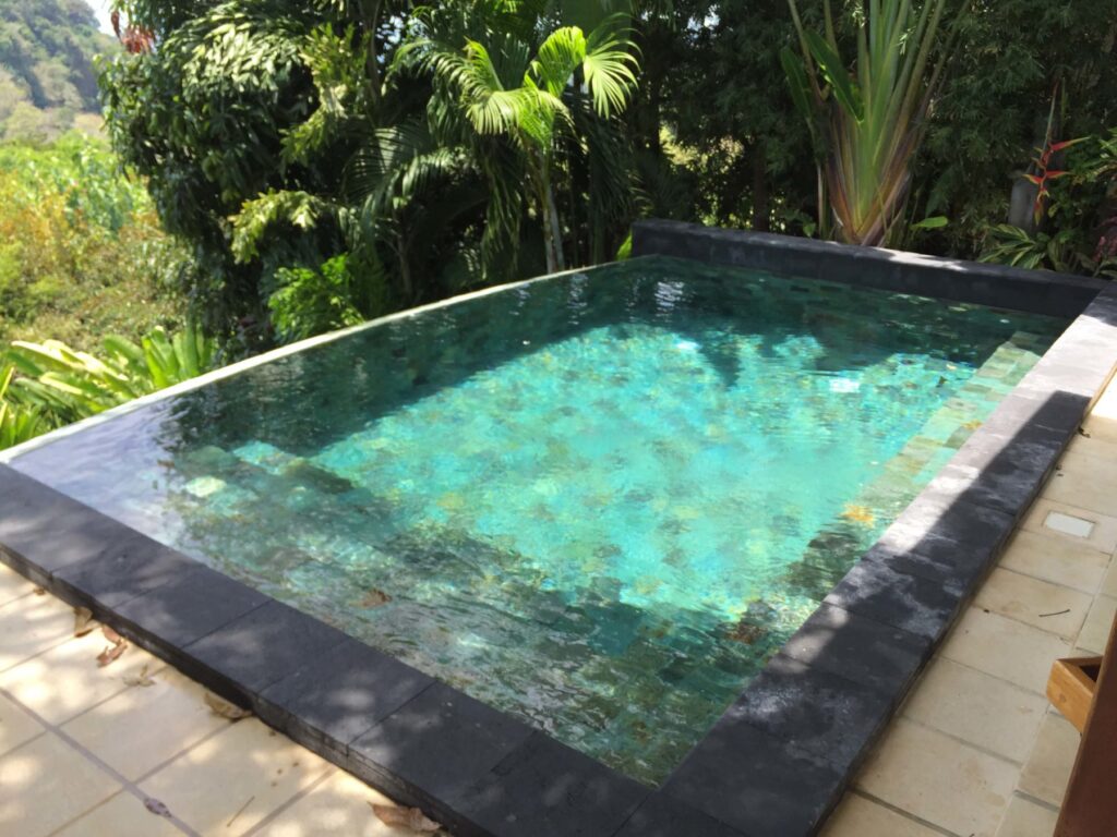 Manuel Antonio pool, authentic Sukabumi stone