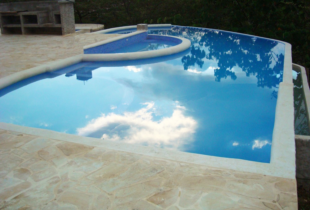 Heeradura Pool contractors, spanish blue tiling,