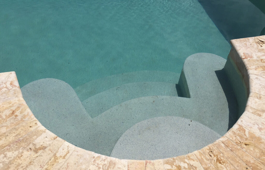 coraline pool built coping, luxury