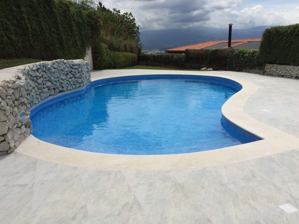  freeform pool, in escazu, costa rica