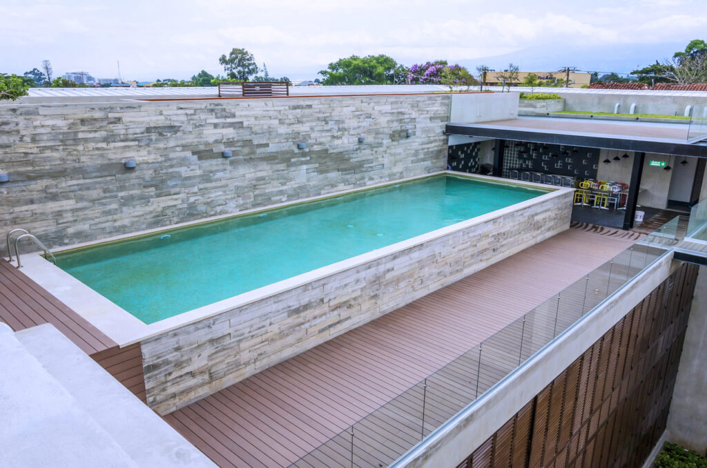 pool designers, high rise pool