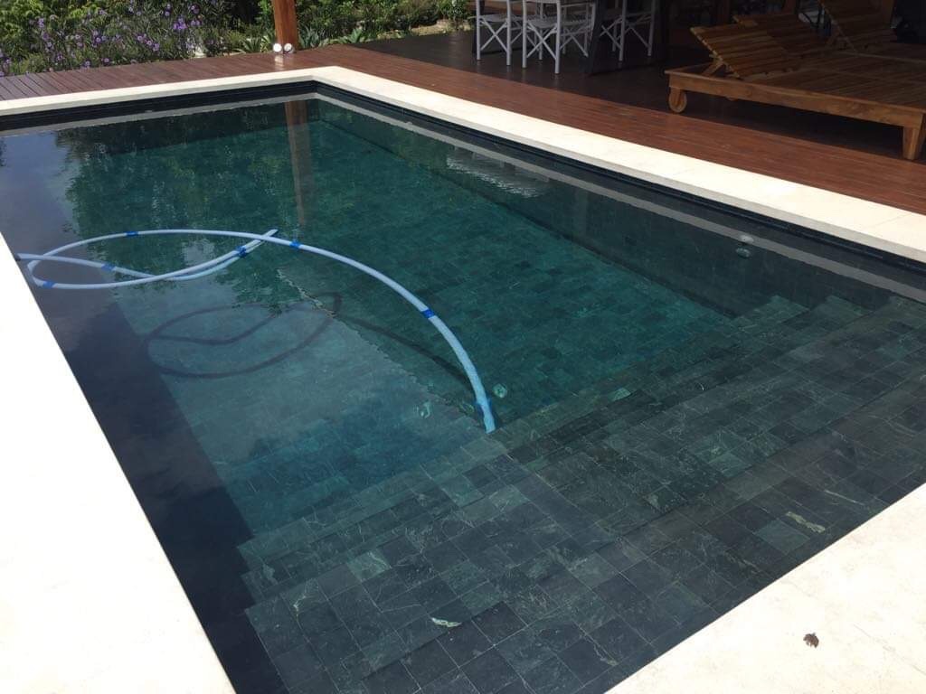 tikal stone pool, pool builders in costa rica