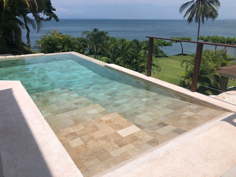 Travertine, for pool design
